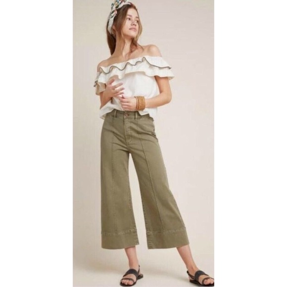 anthropologie chino pants
